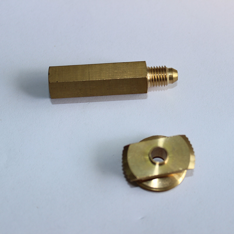 CuZn39Pb1 Brass machining and knurling
